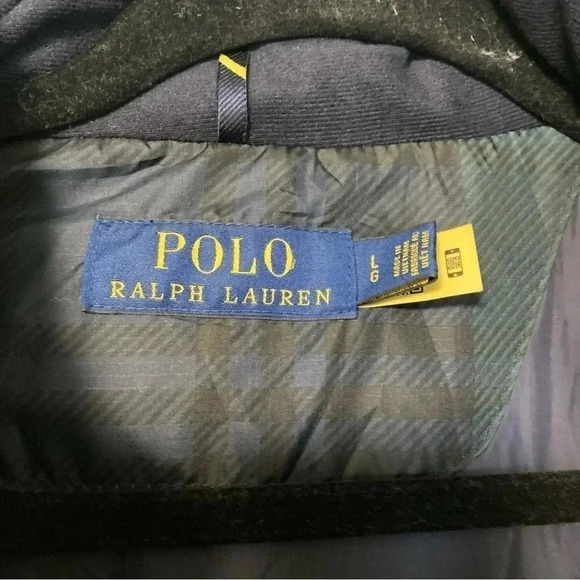 NWOT Polo by Ralph Lauren tartan down long jacket with hood - Picture 13 of 16